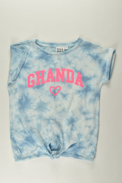 Ghanda Size 7-8 Tie-Front T-shirt