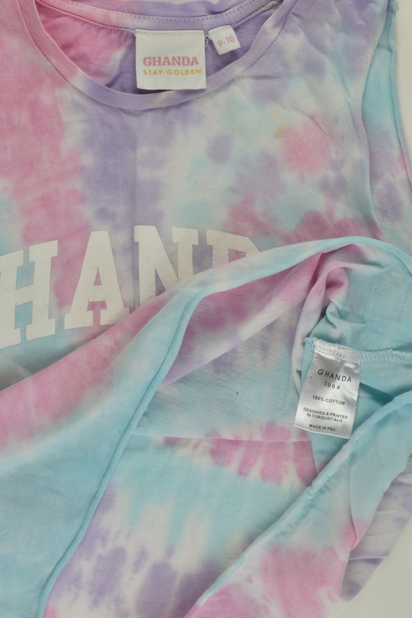 Ghanda Size 9-10 Tie-dye Top