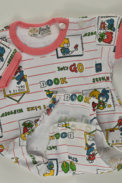 Golden Fan Size 000 Bodysuit