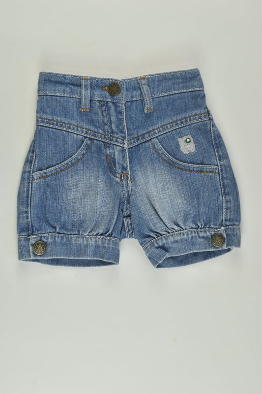 Green Eyed Monster UK Size 0 Denim Shorts