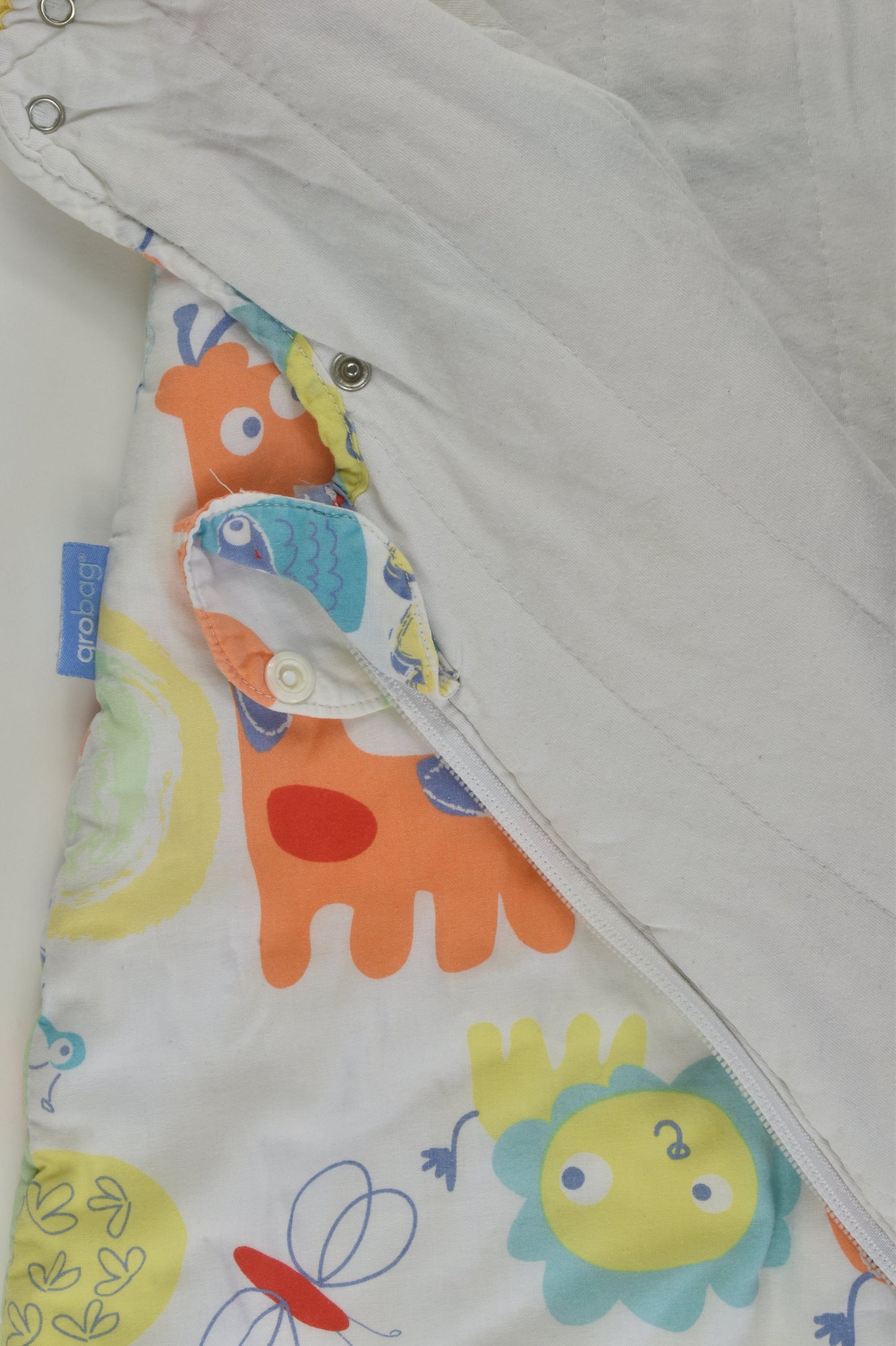 Grobag Size 0-6 months Tog 2.5 Colourful Animals Sleeping Bag