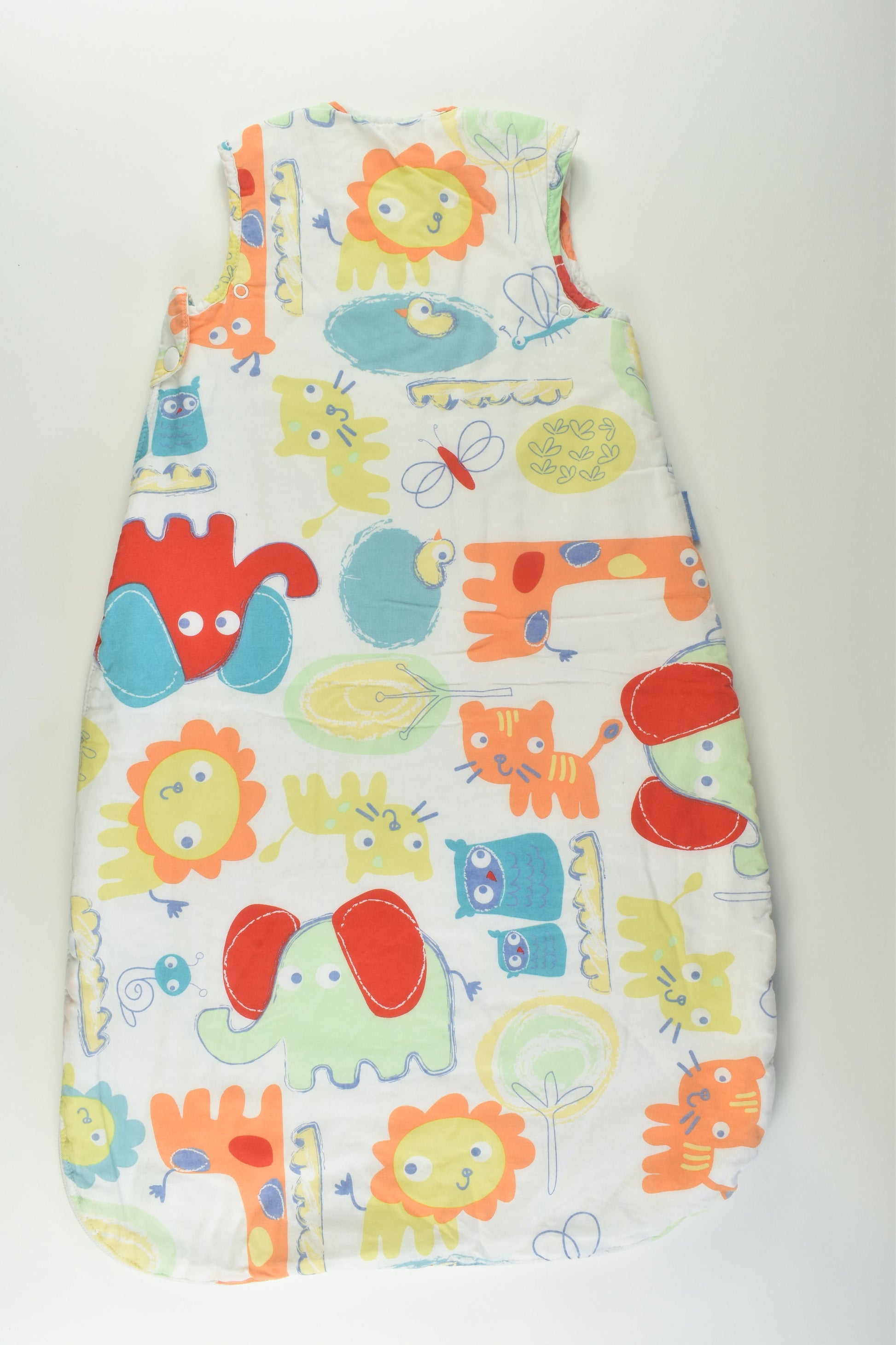 Grobag Size 0-6 months Tog 2.5 Colourful Animals Sleeping Bag