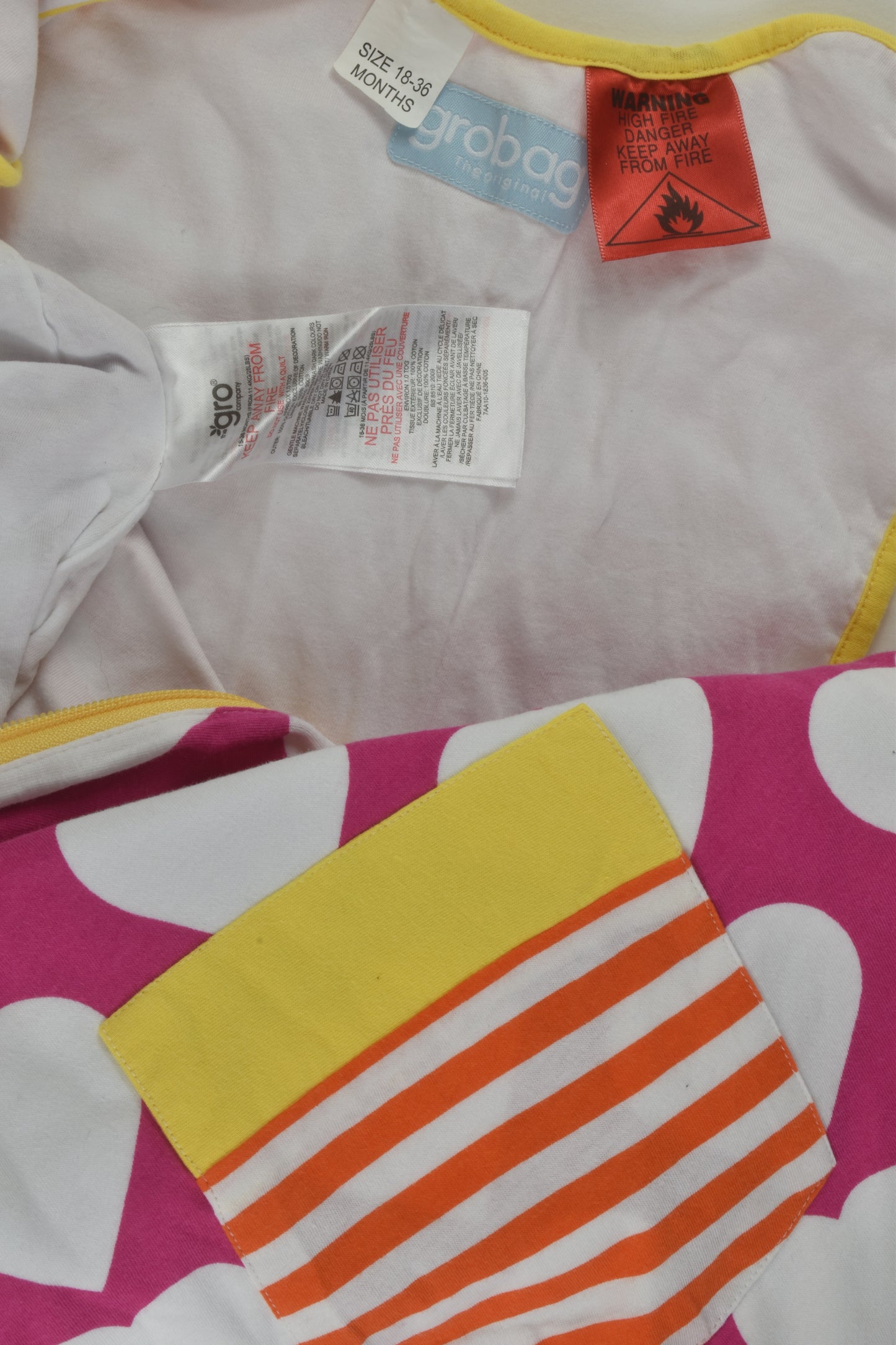 Grobag Size 18-36 months Tog 1.0 Sleeping Bag