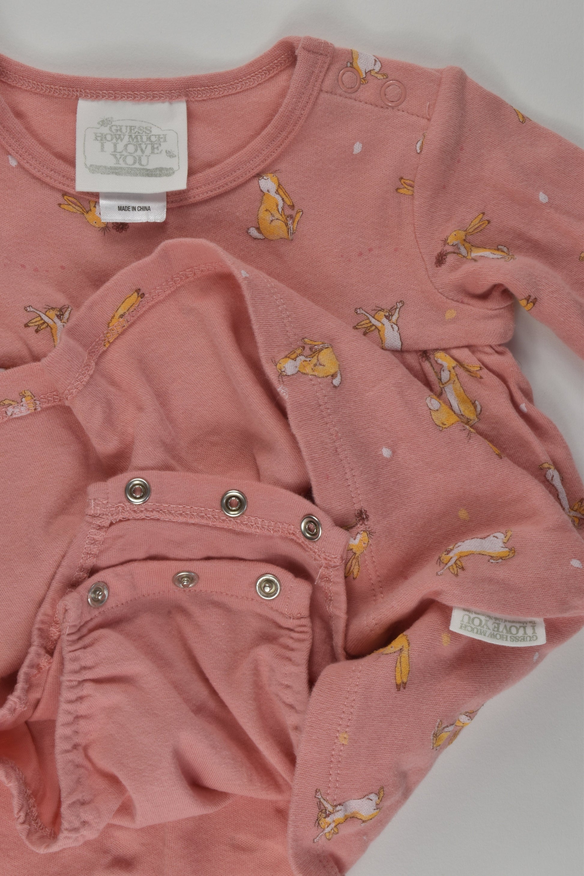 Guess How Much I Love You Size 0 Dress with Bodysuit Underneath