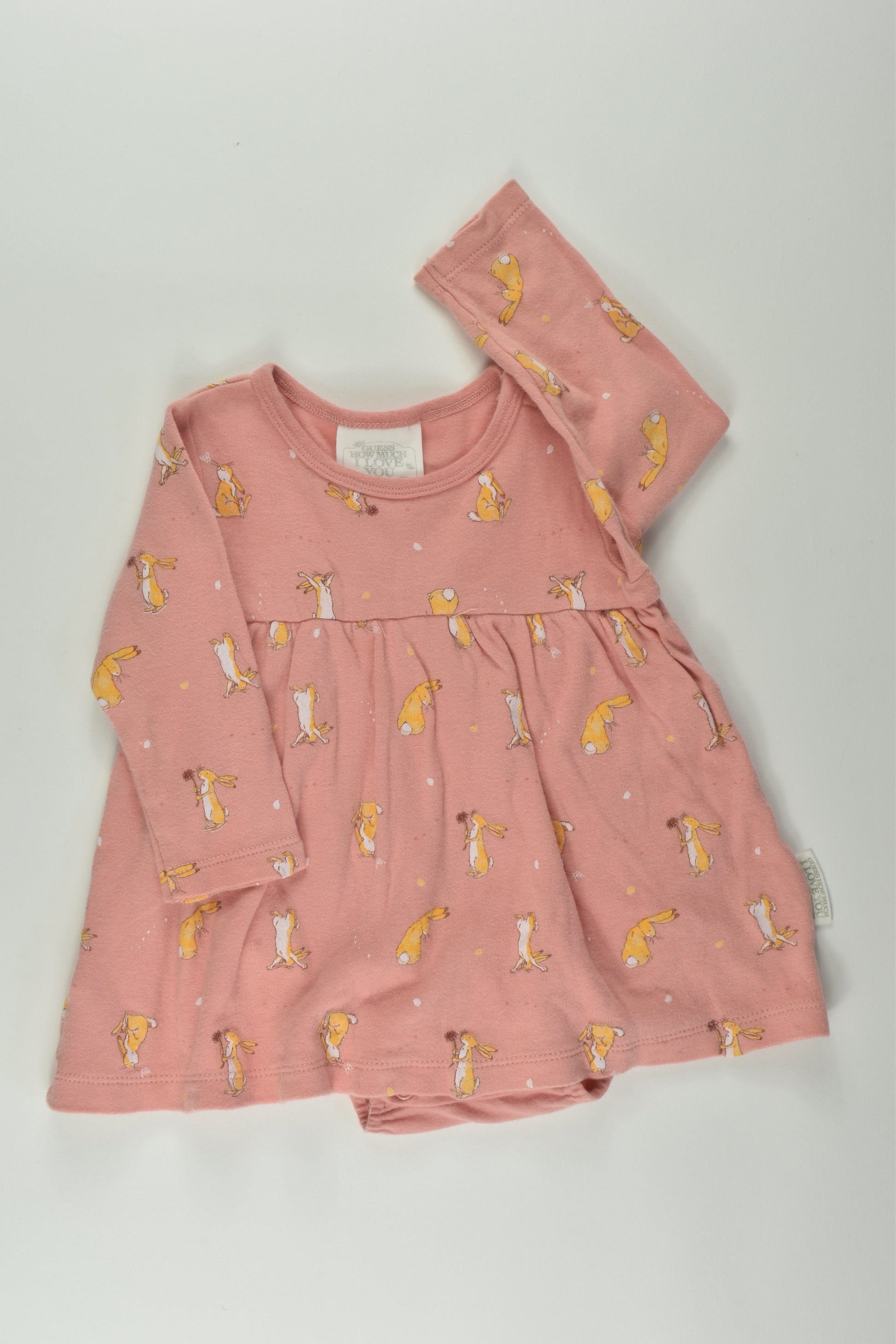 Guess How Much I Love You Size 0 Dress with Bodysuit Underneath