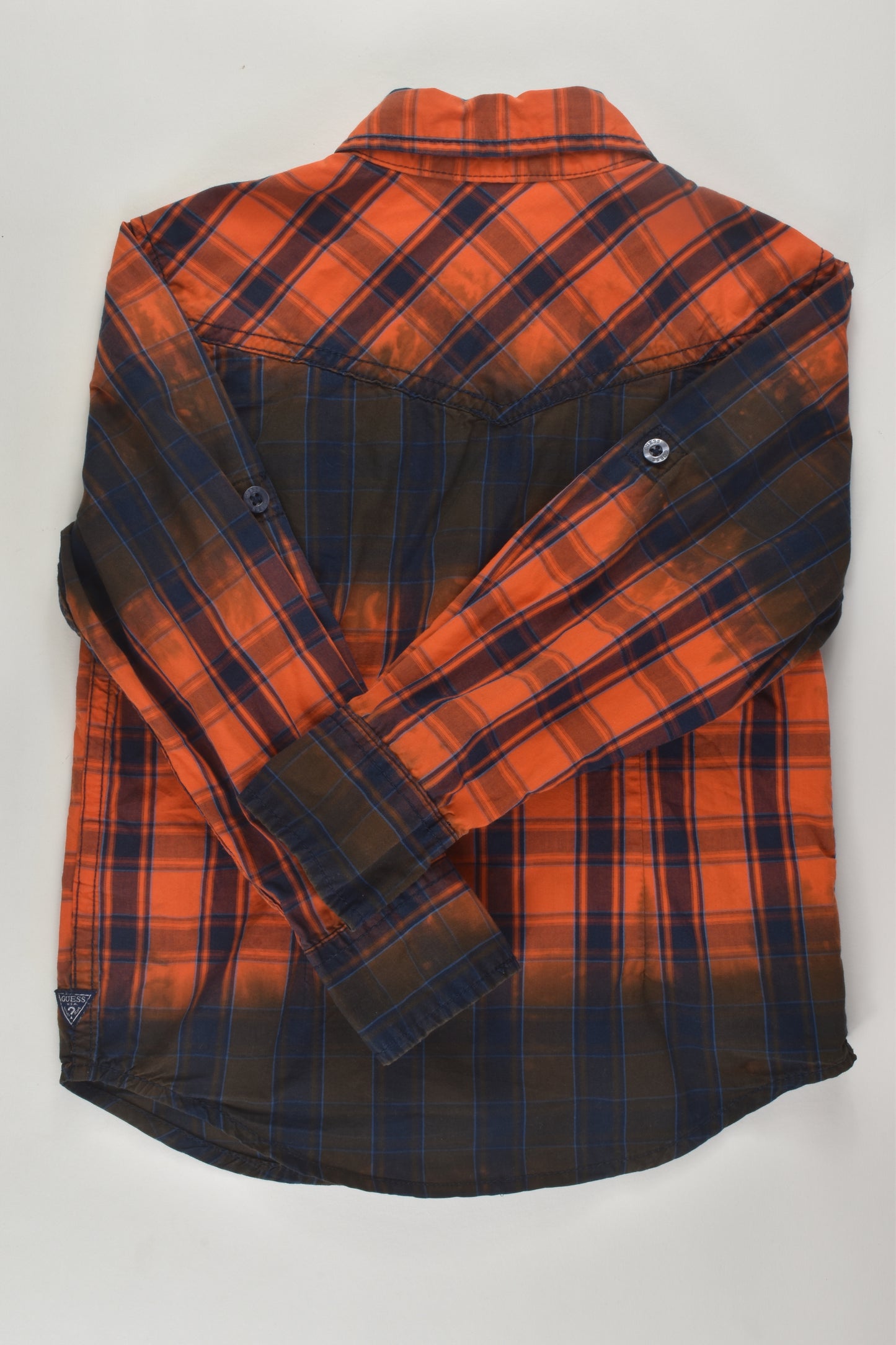 Guess Size 4 Checked Button-up Shirt
