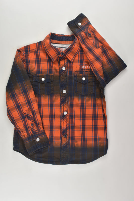 Guess Size 4 Checked Button-up Shirt