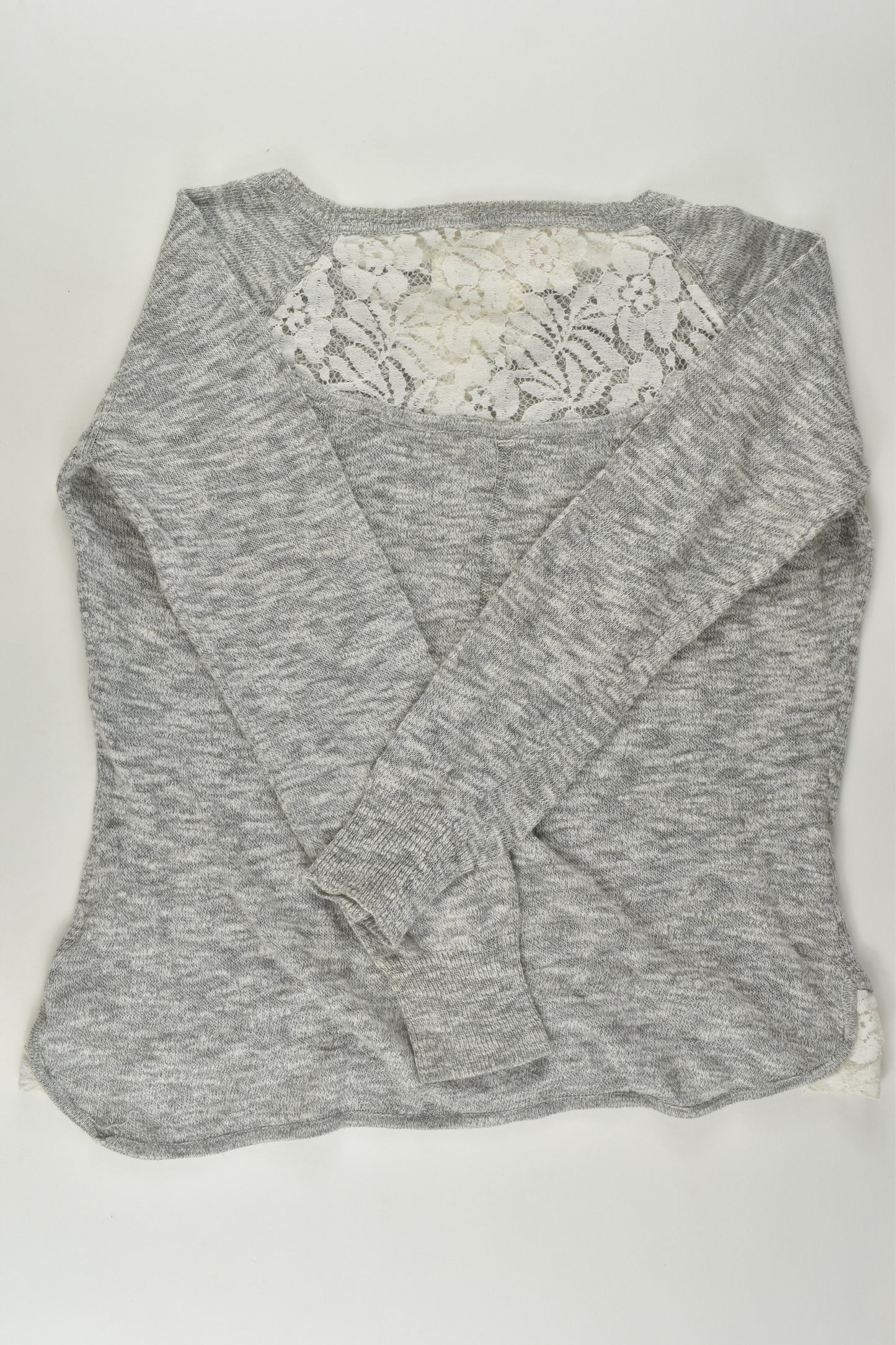 Gum Size 7 Knit Jumper with Lace Detail