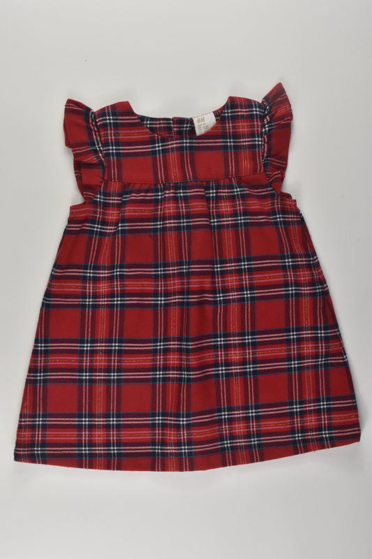 H&M Size 00 Checked Dress