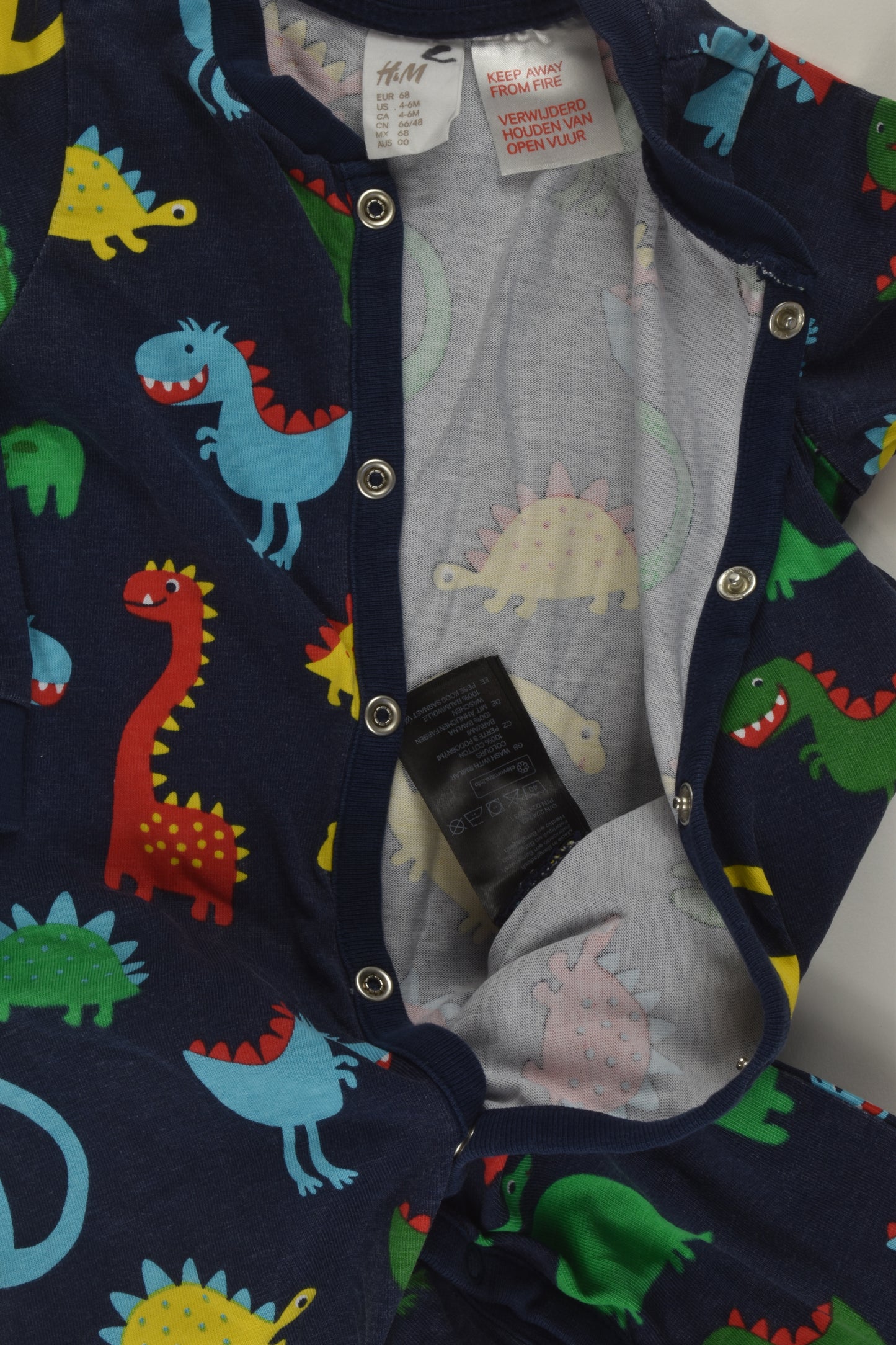 H&M Size 00 Dinosaur Romper