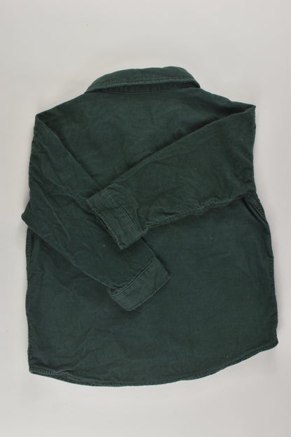 H&M Size 1 Cord Button-up Shirt