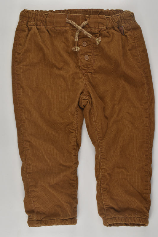 H&M Size 1 Lined Cord Pants