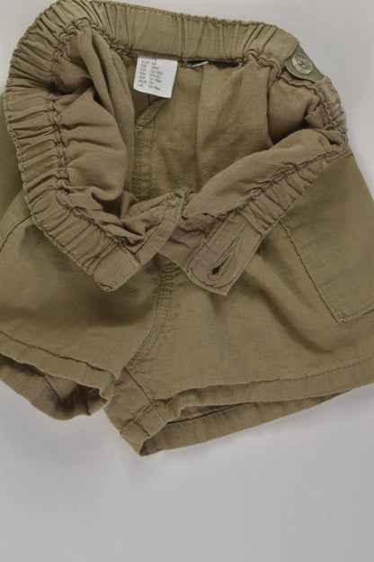H&M Size 1 Linen Blend Shorts