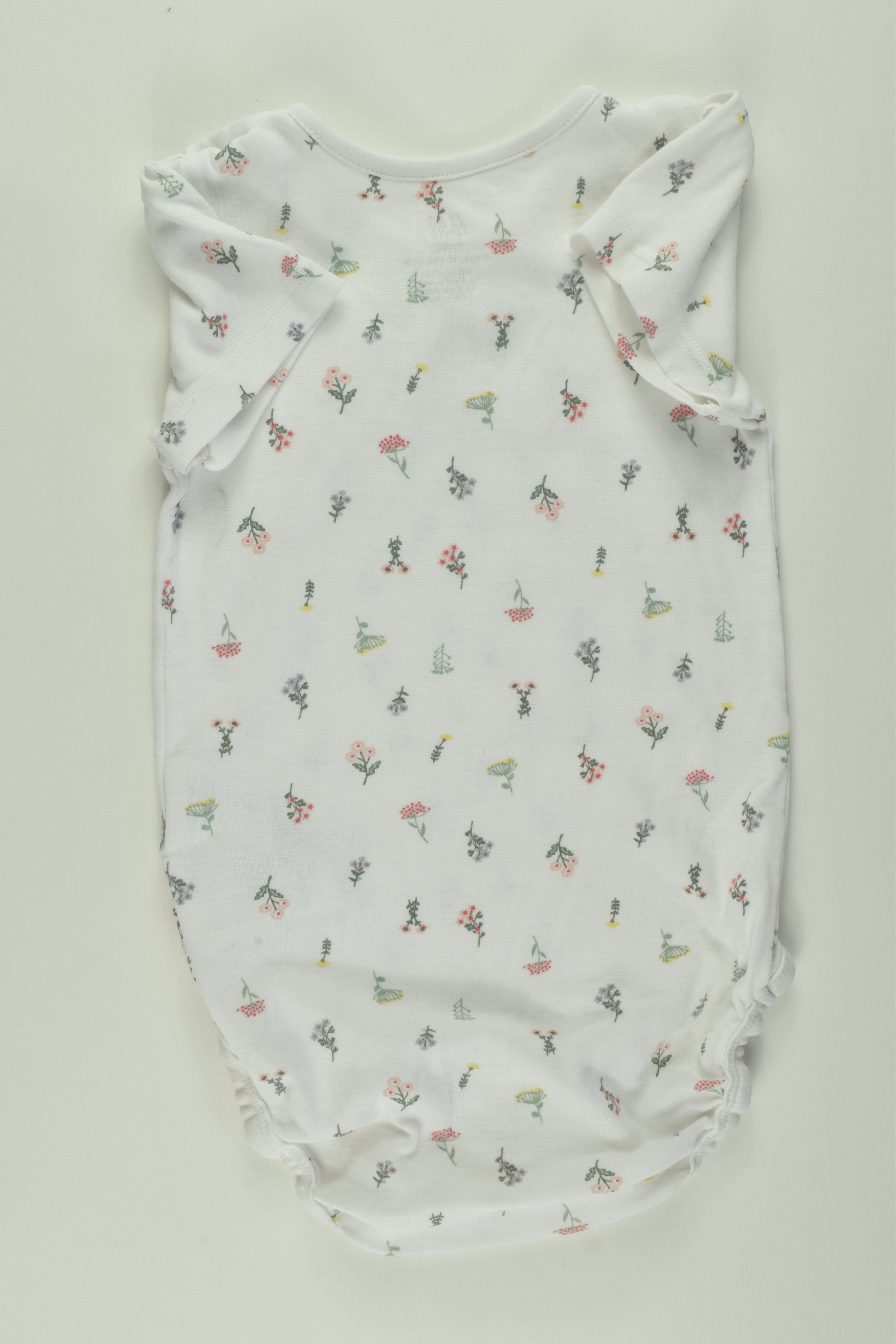 H&M Size 1 Organic Floral Bodysuit