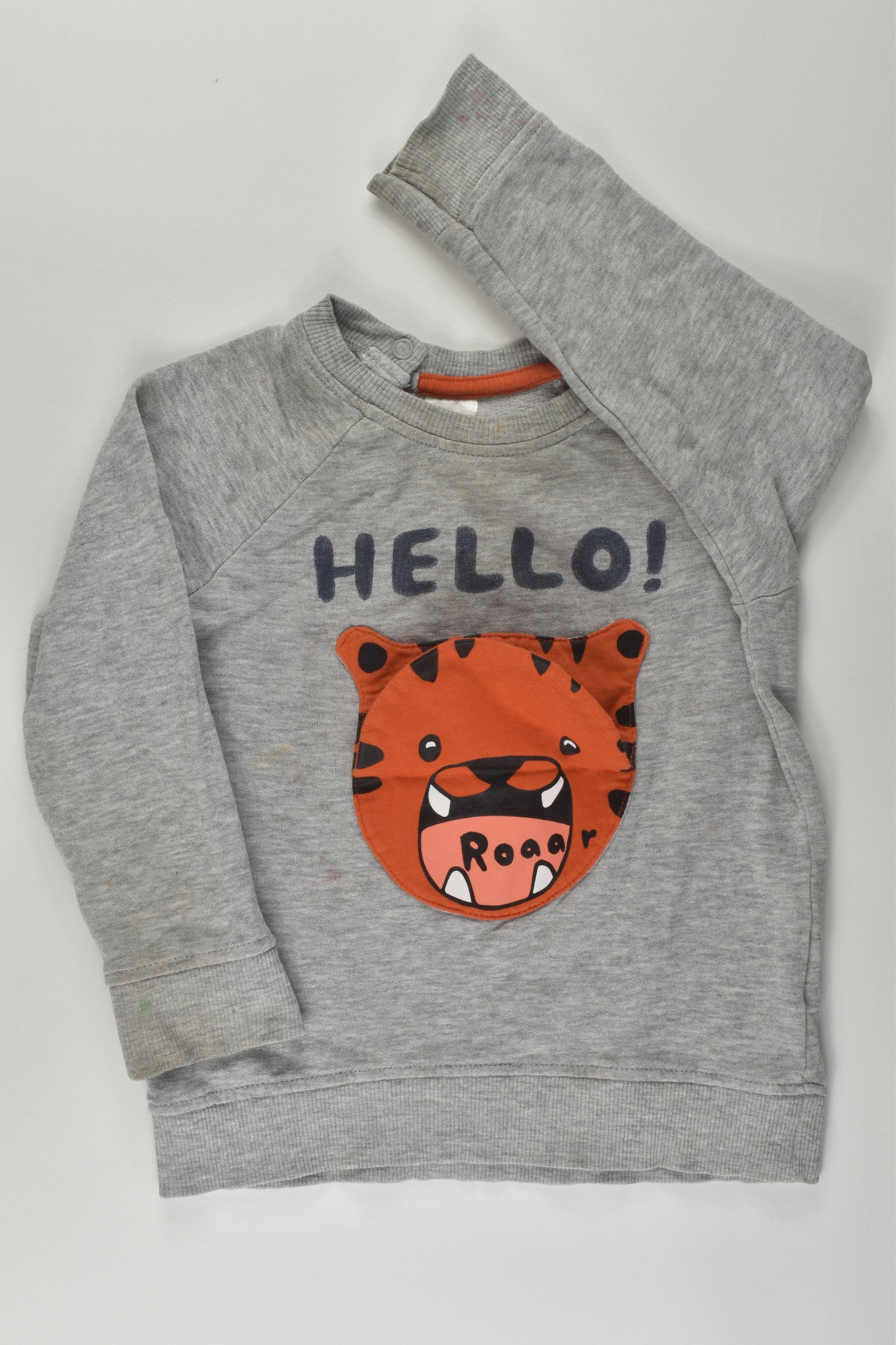 H&M Size 1 Tiger Flap Sweater