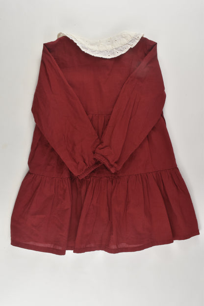 H&M Size 2 Lace Collar Dress