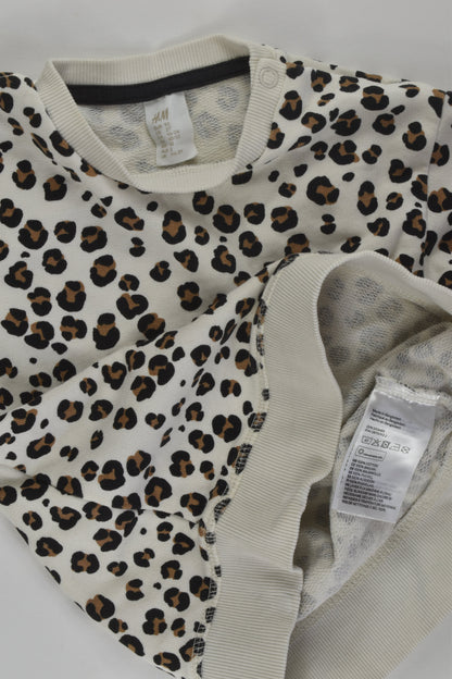 H&M Size 2 Leopard Print Sweater