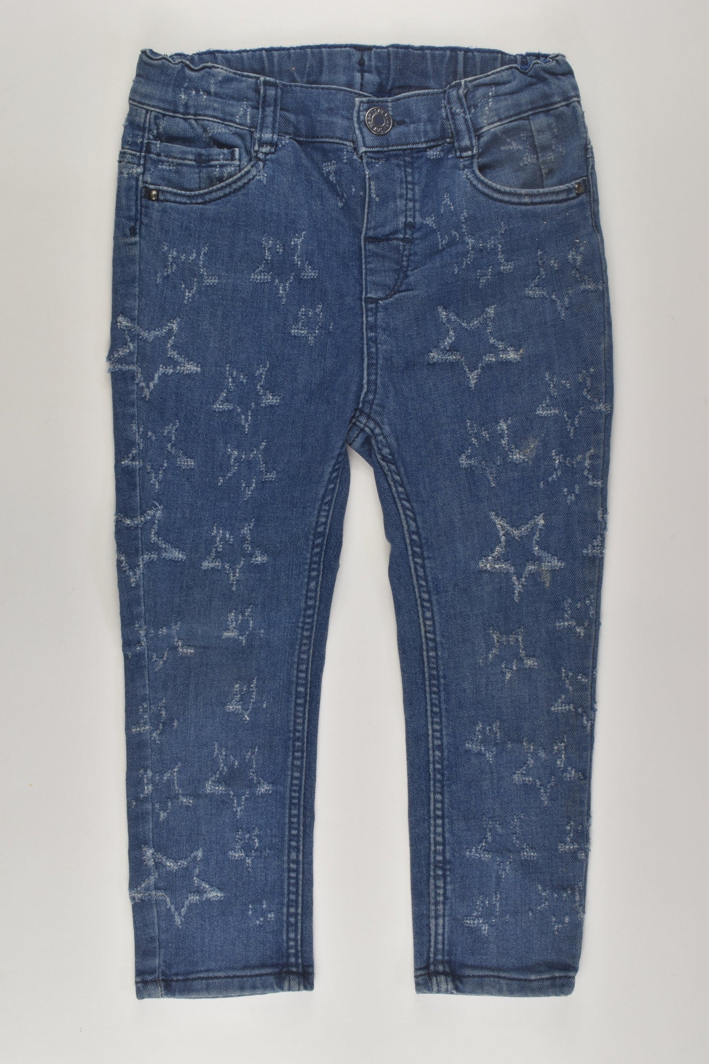 H&M Size 2 Stretchy Star Denim Pants