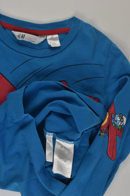 H&M Size 3-4 The Smurffs Top