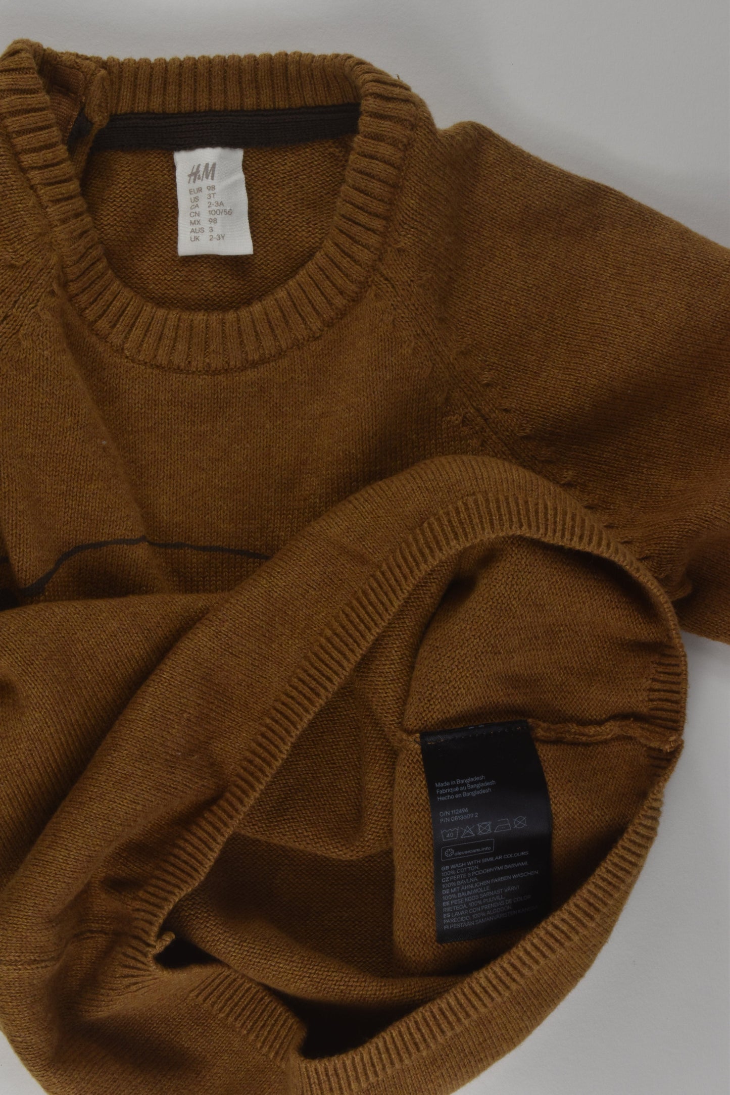 H&M Size 3 Bear Knit Jumper