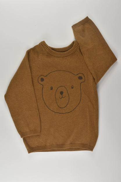 H&M Size 3 Bear Knit Jumper