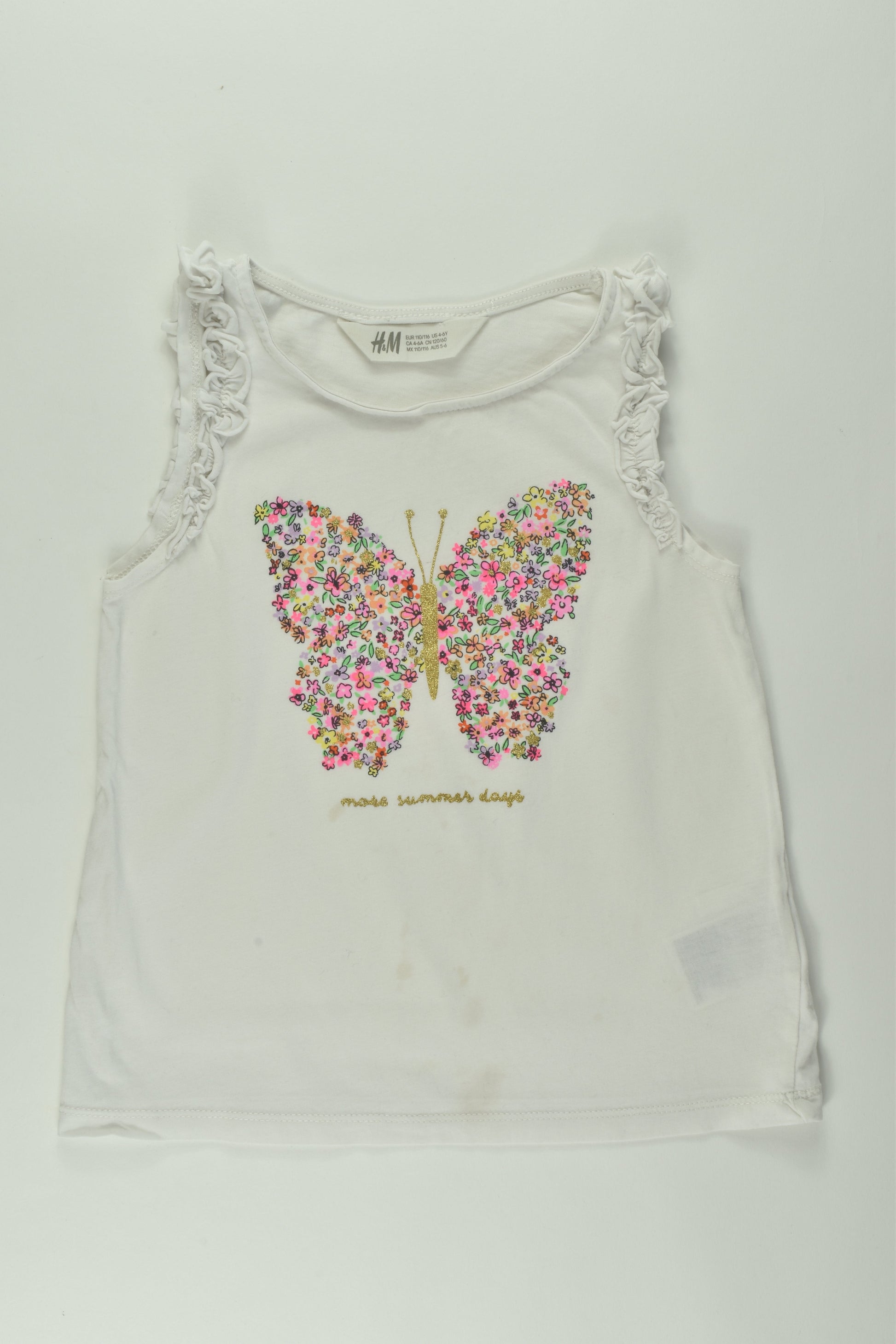 H&M Size 5-6 Butterly T-shirt