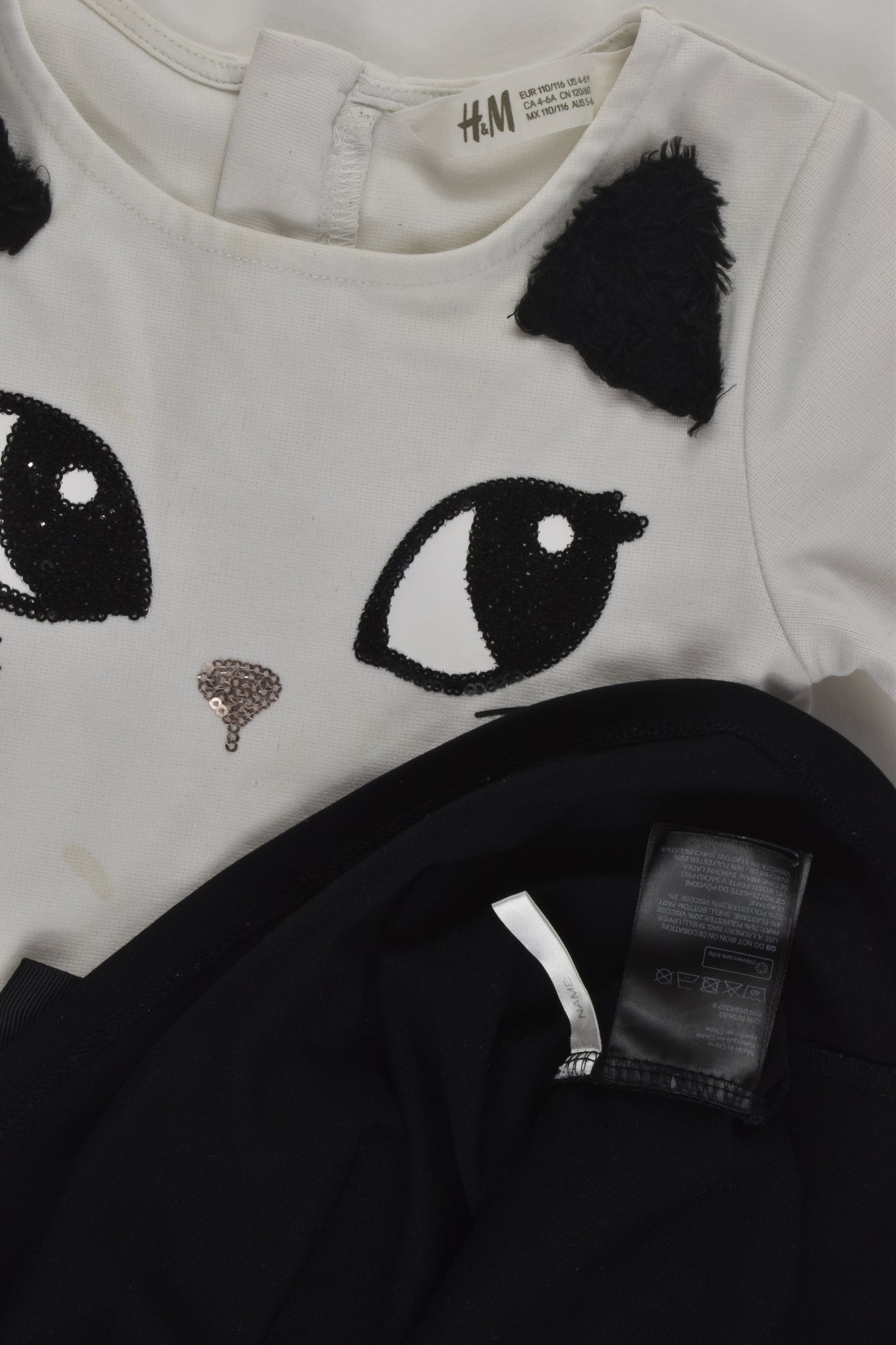 H&M Size 5-6 Cat Dress