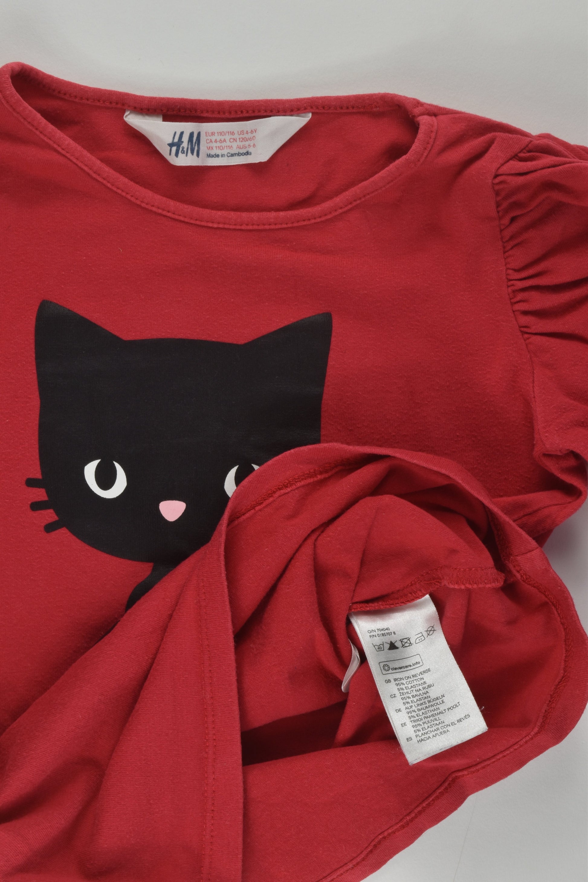 H&M Size 5-6 Cat Top