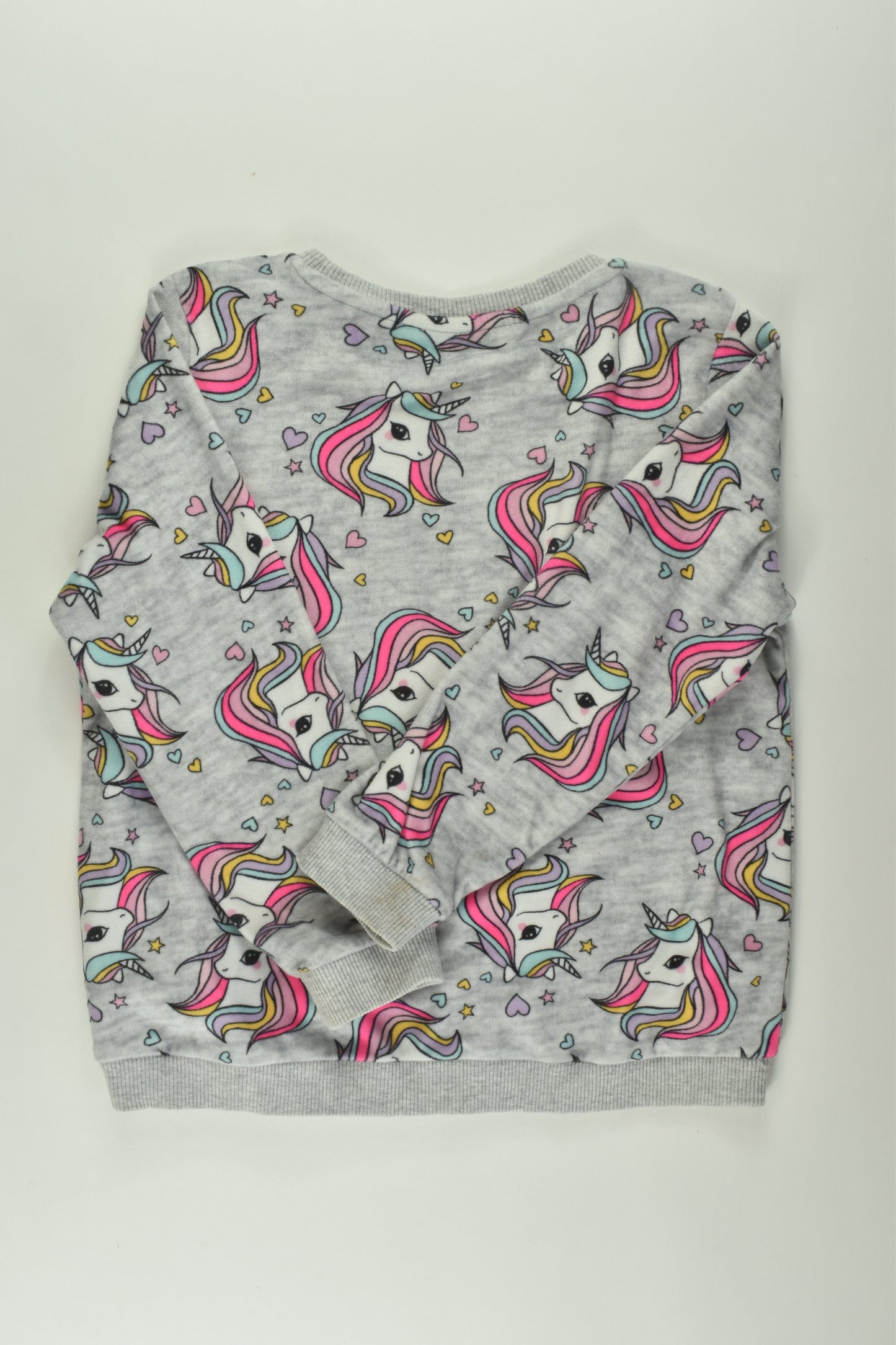 H&M Size 5-6 Unicorn Velour Sweater
