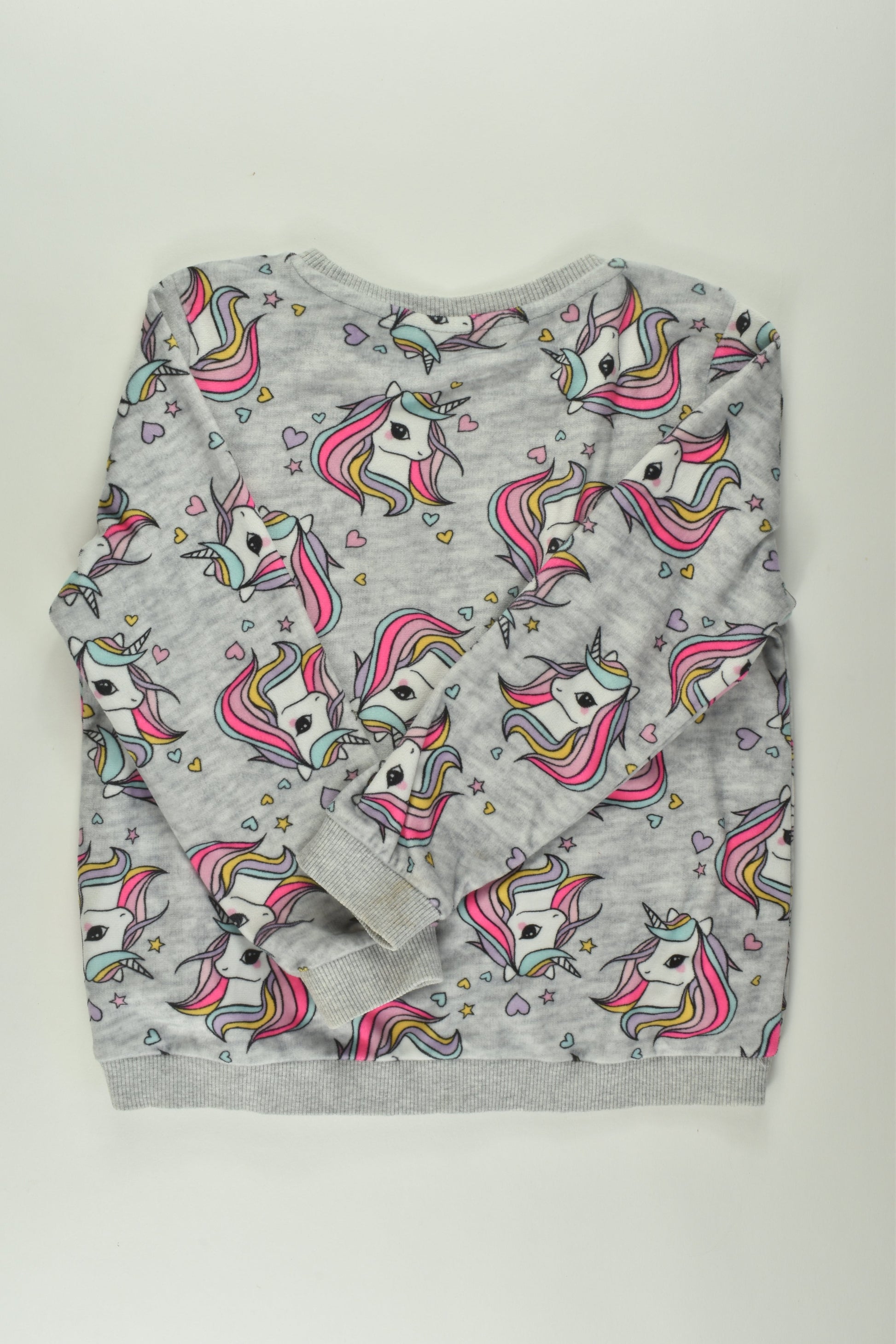 H&M Size 5-6 Unicorn Velour Sweater