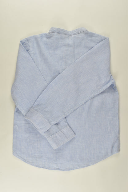 H&M Size 6-7 Linen Blend Shirt