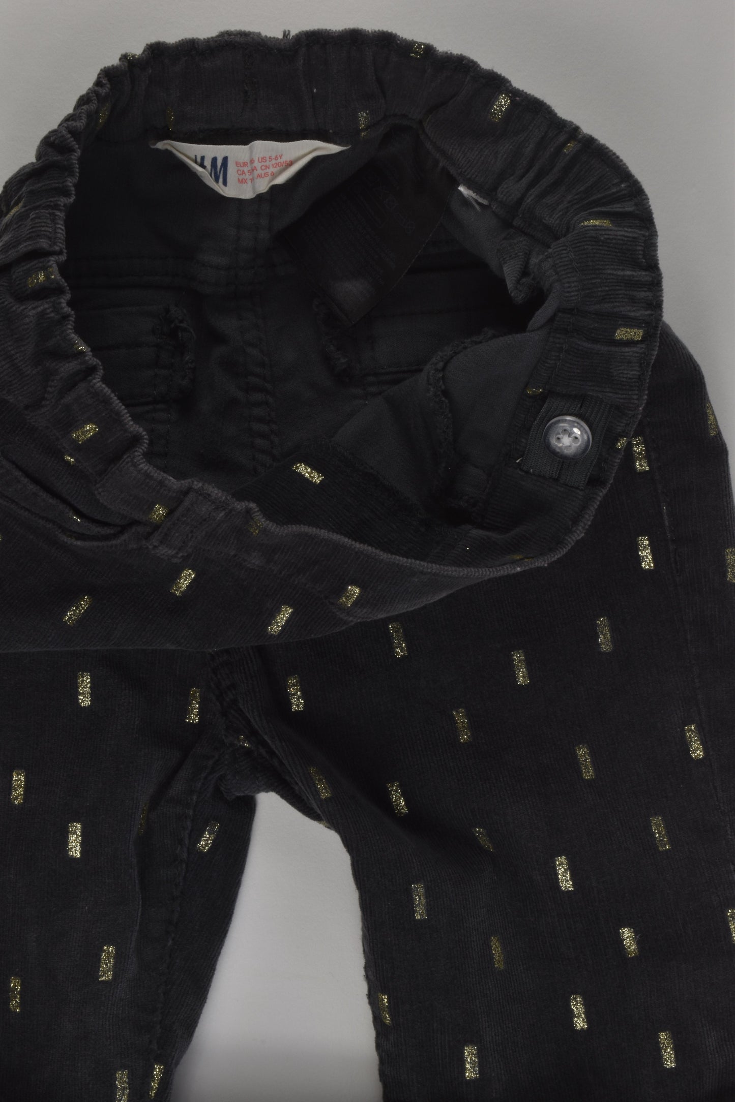 H&M Size 6 Stretchy Cord Pants