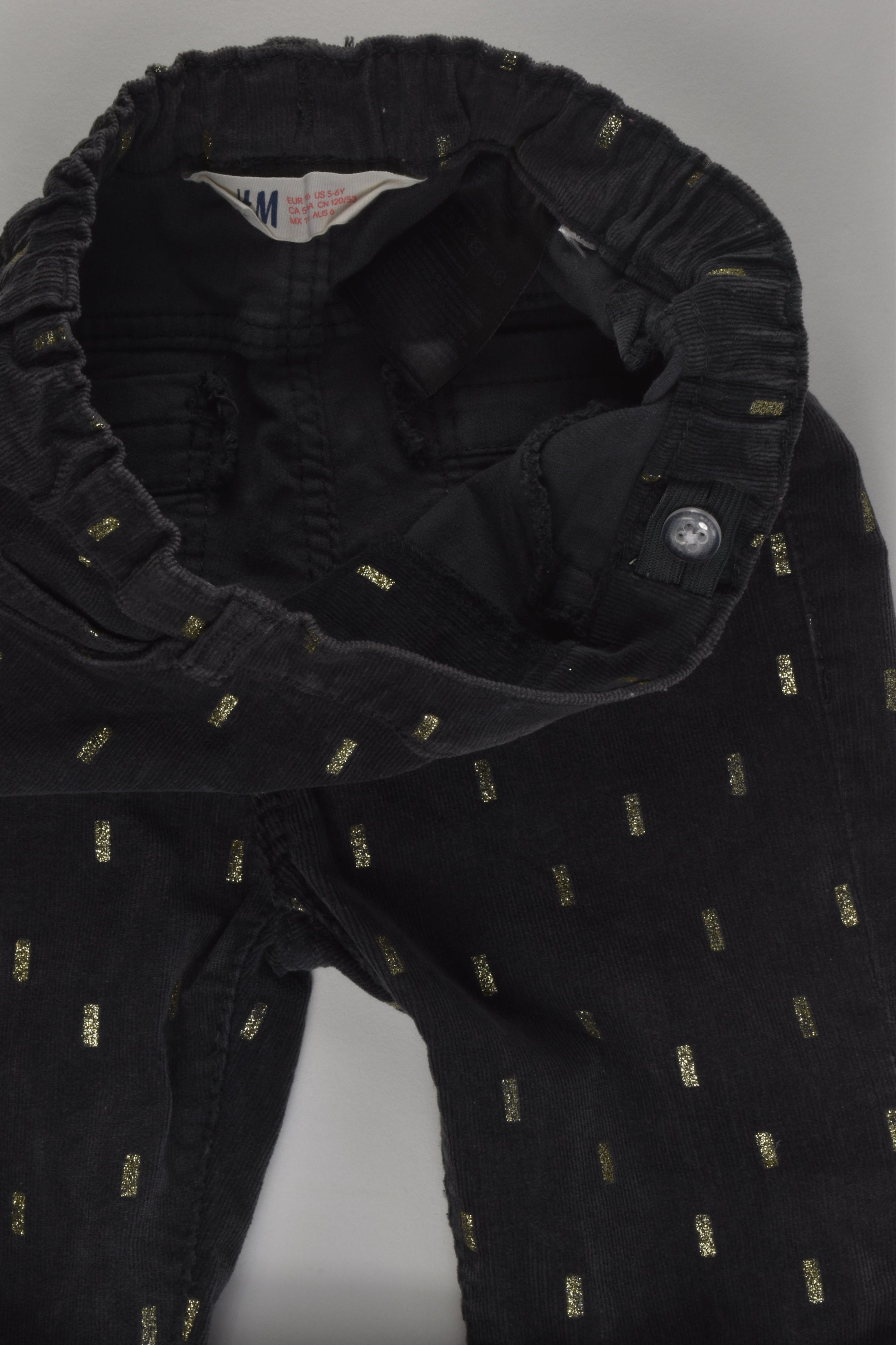 H&M Size 6 Stretchy Cord Pants