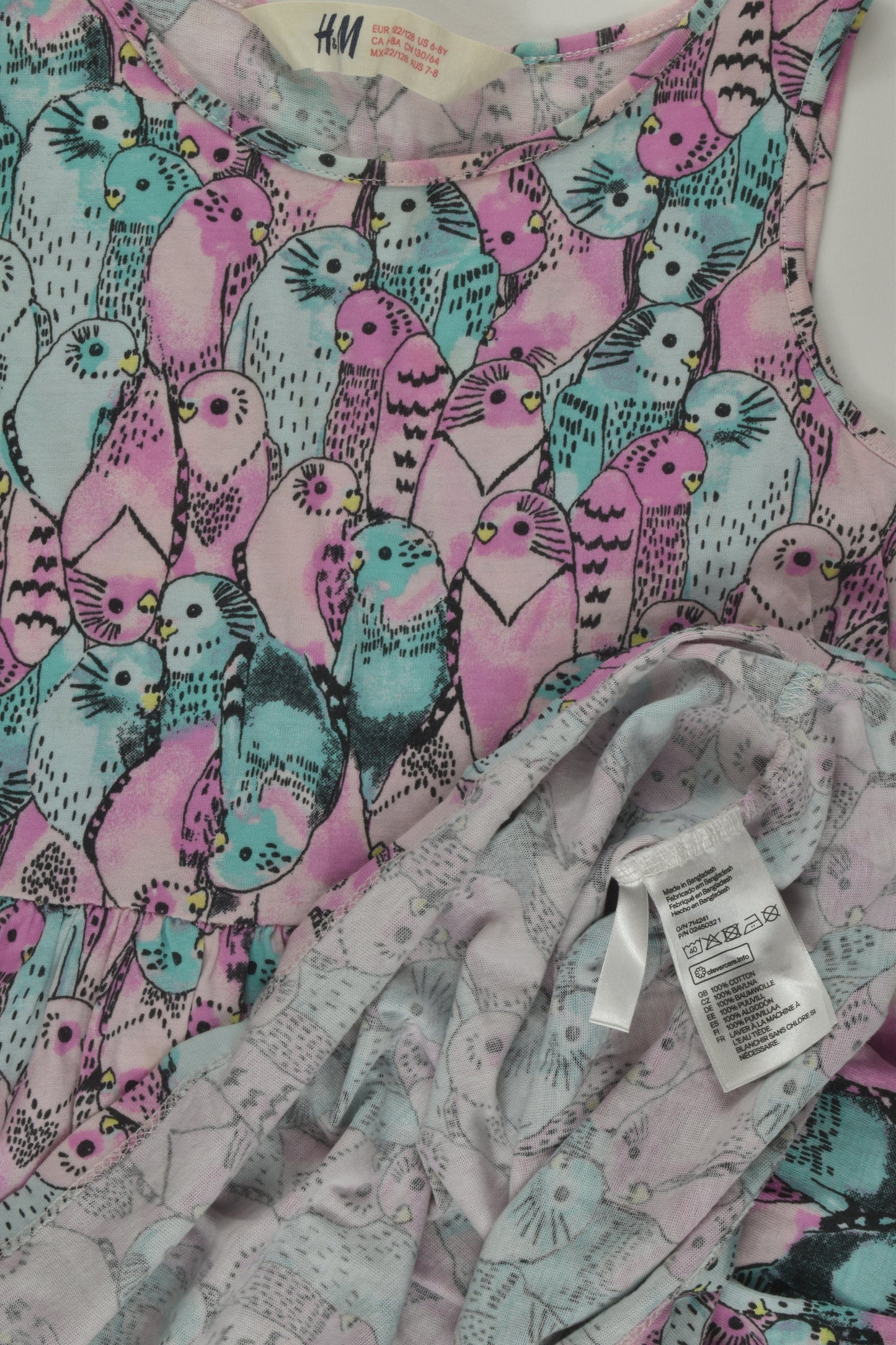 H&M Size 7-8 Budgie Dress