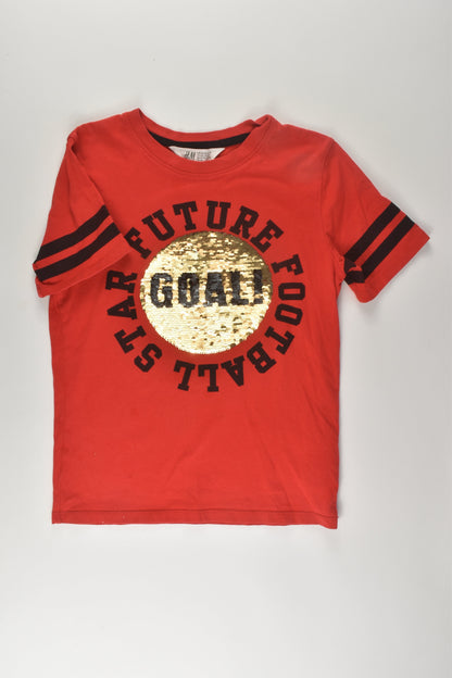 H&M Size 7-8 Reversible Sequins 'Future Football Star' T-shirt