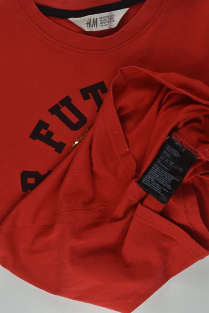 H&M Size 7-8 Reversible Sequins 'Future Football Star' T-shirt