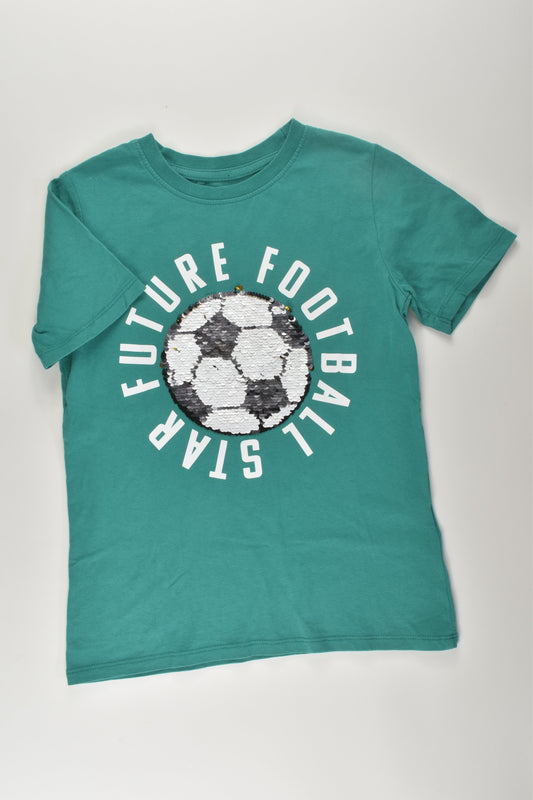 H&M Size 7-8 Reversible Sequins 'Future Football Star' T-shirt