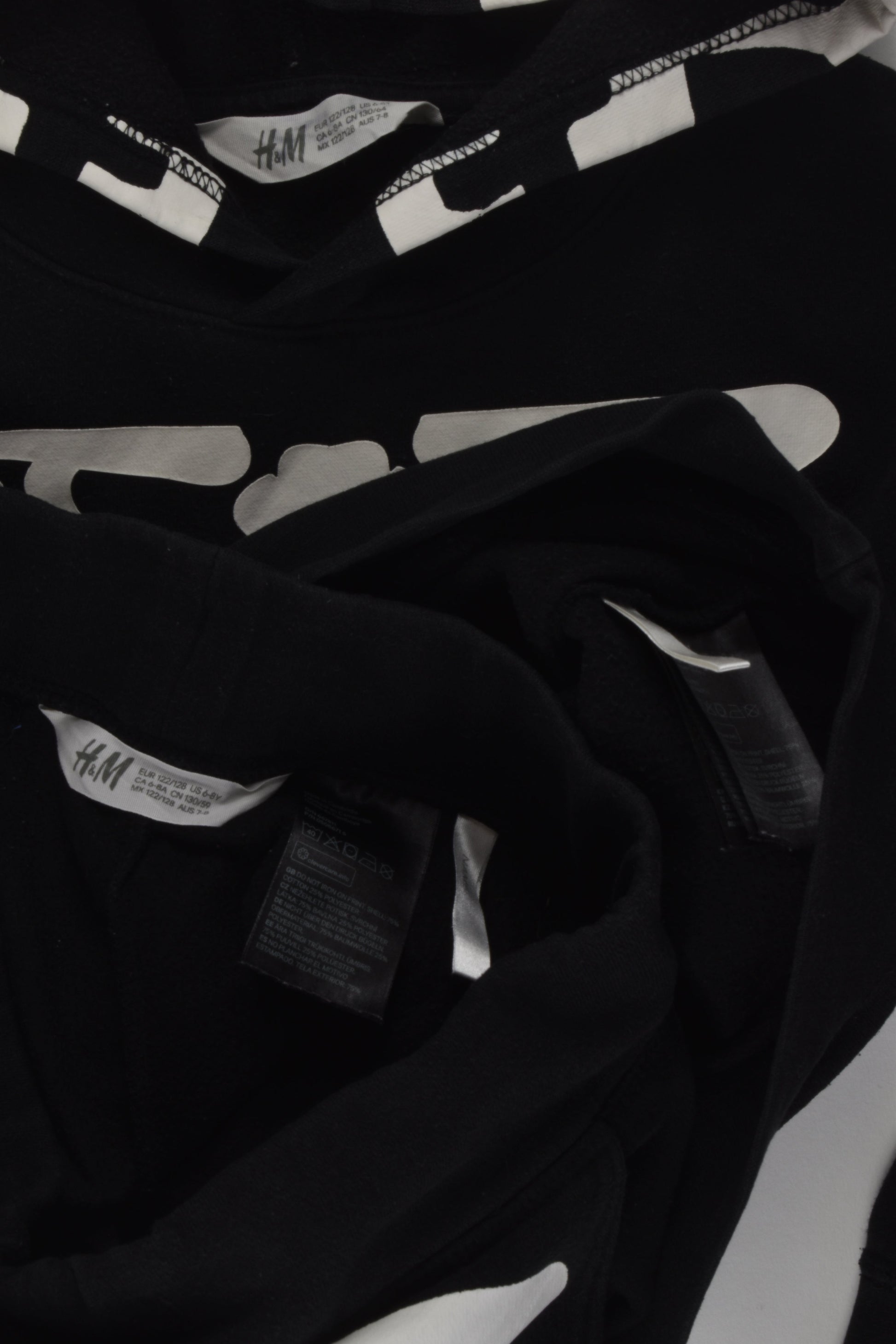 H&M Size 7-8 Skeleton Outfit