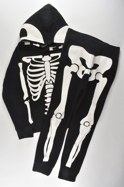 H&M Size 7-8 Skeleton Outfit
