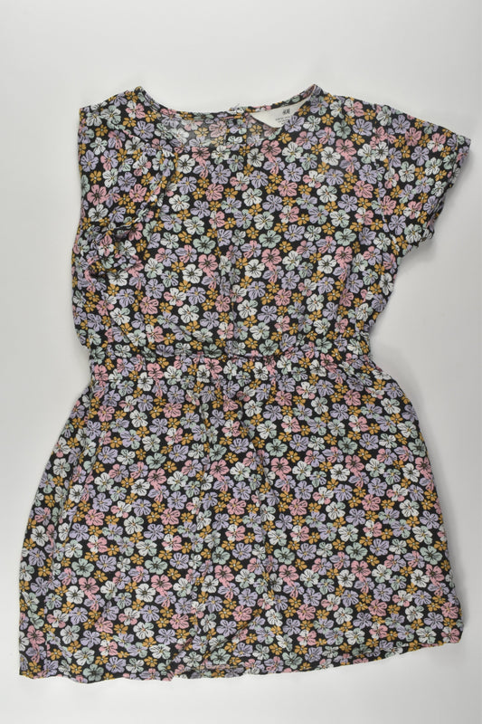 H&M Size 7 Floral Viscose Dress