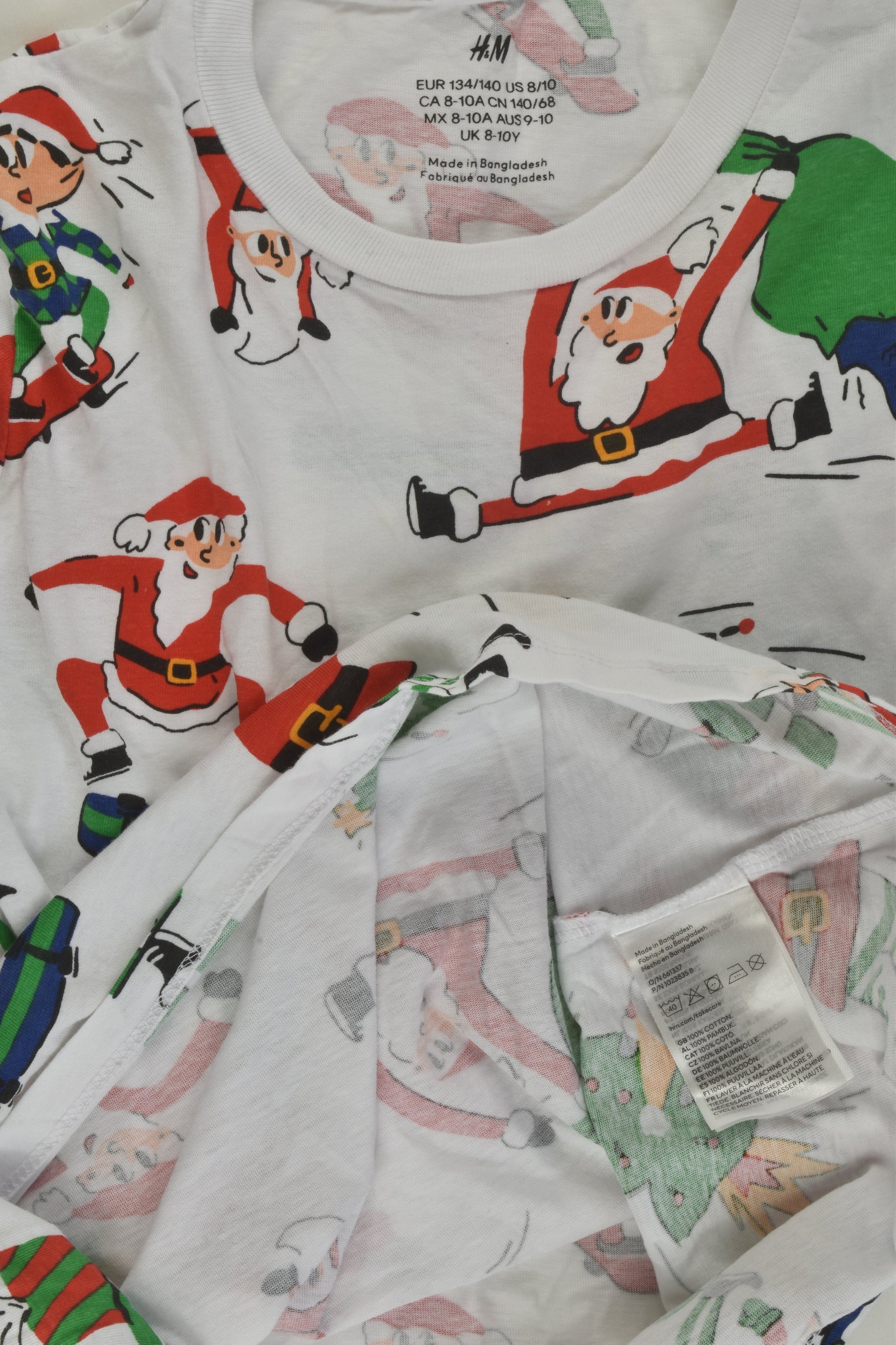 H&M Size 9-10 Christmas T-shirt