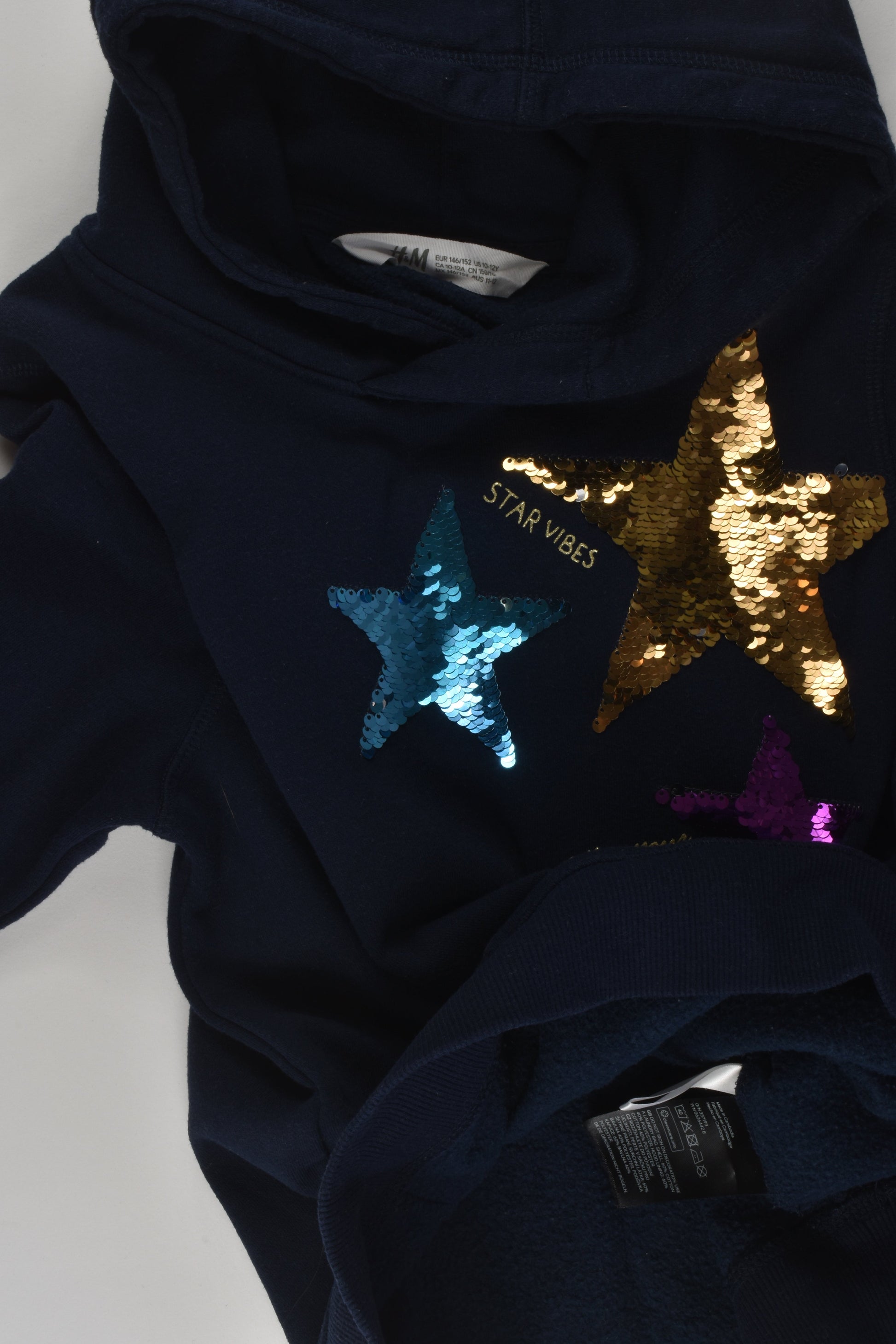 H&M Size 9-10 Reversible Sequins Jumper