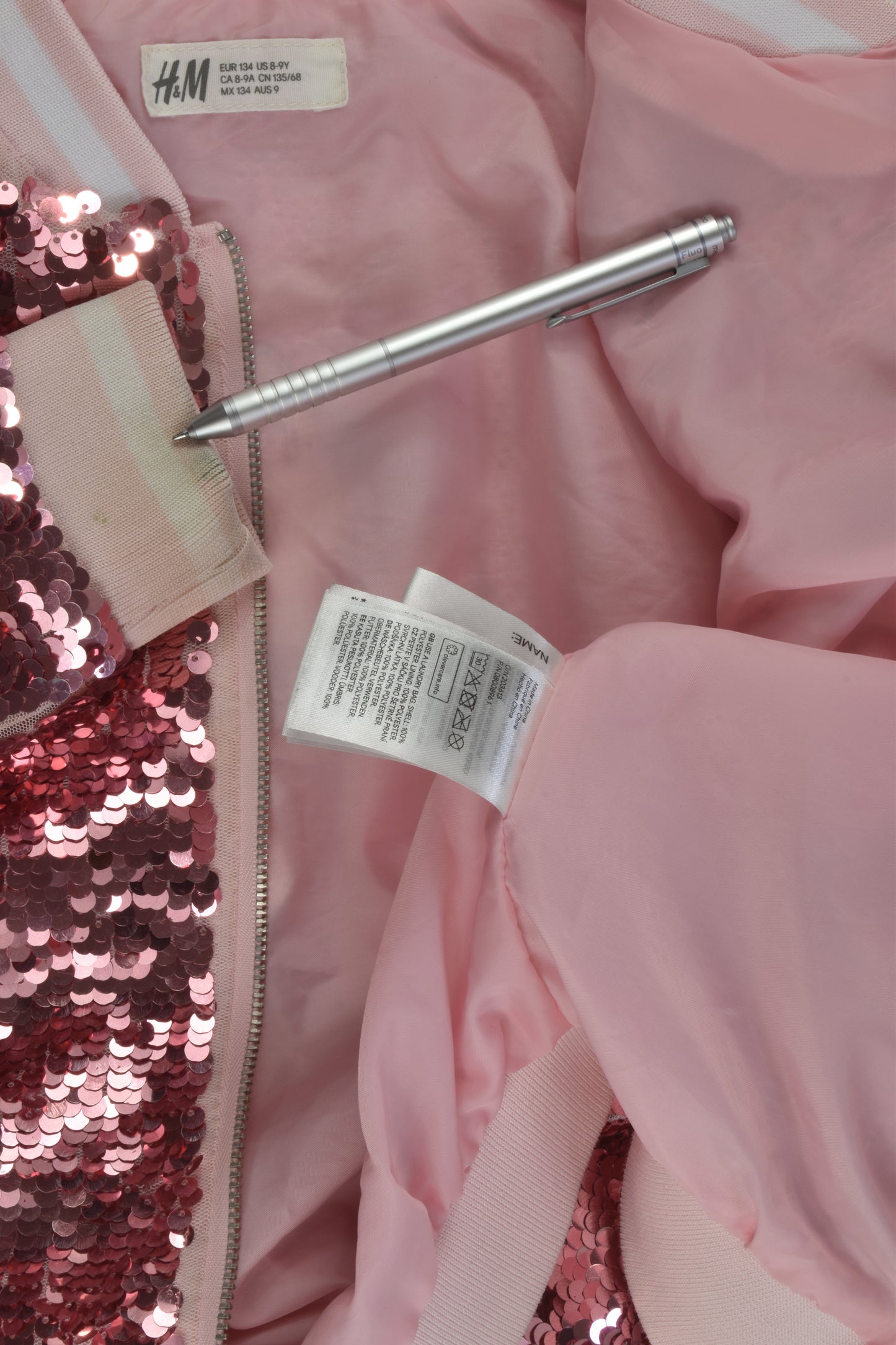 H&M Size 9 Unicorn Sequins Jacket