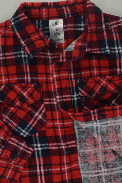 H&T Size 3 Flannel Shirt
