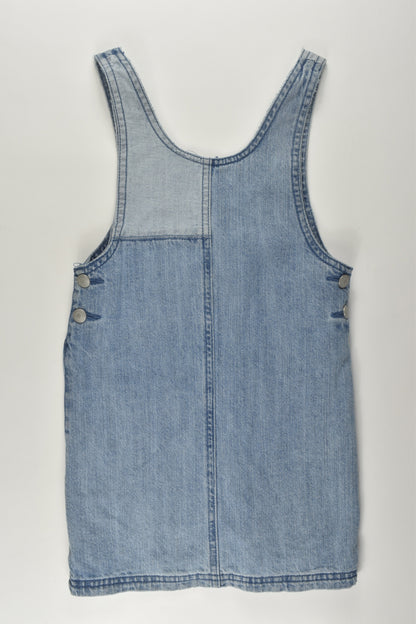 H&T Size 6 Denim Pinafore Dress