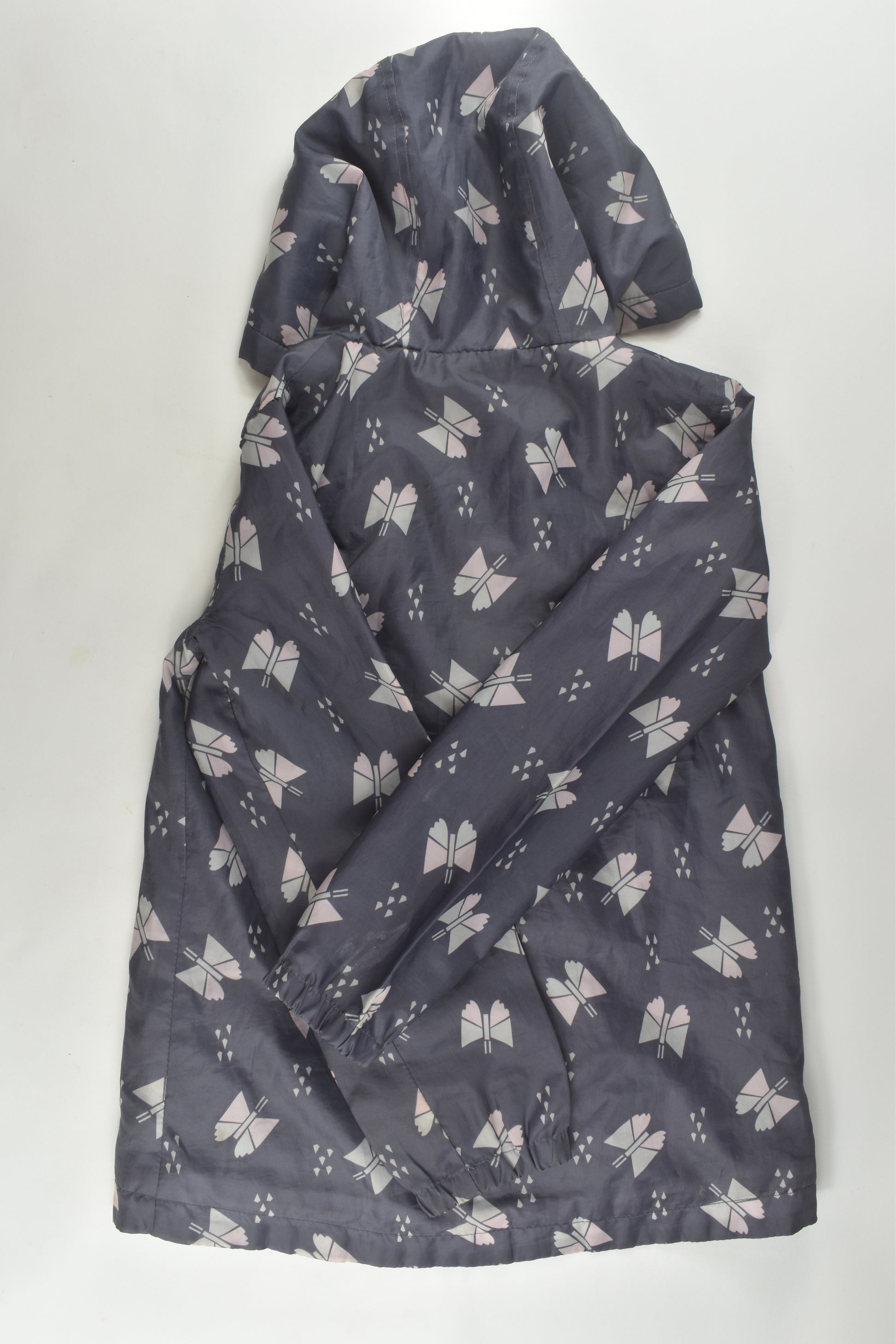 H&T Size 7 Fleece Lined Butterfly Jacket