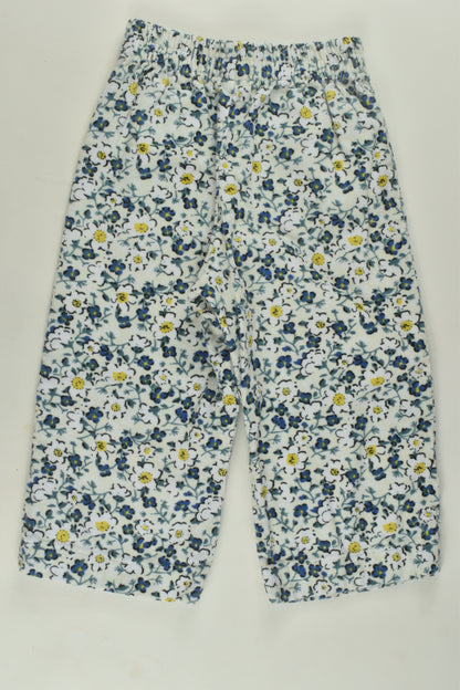 Handmade Size 0-1 Floral Cord Pants