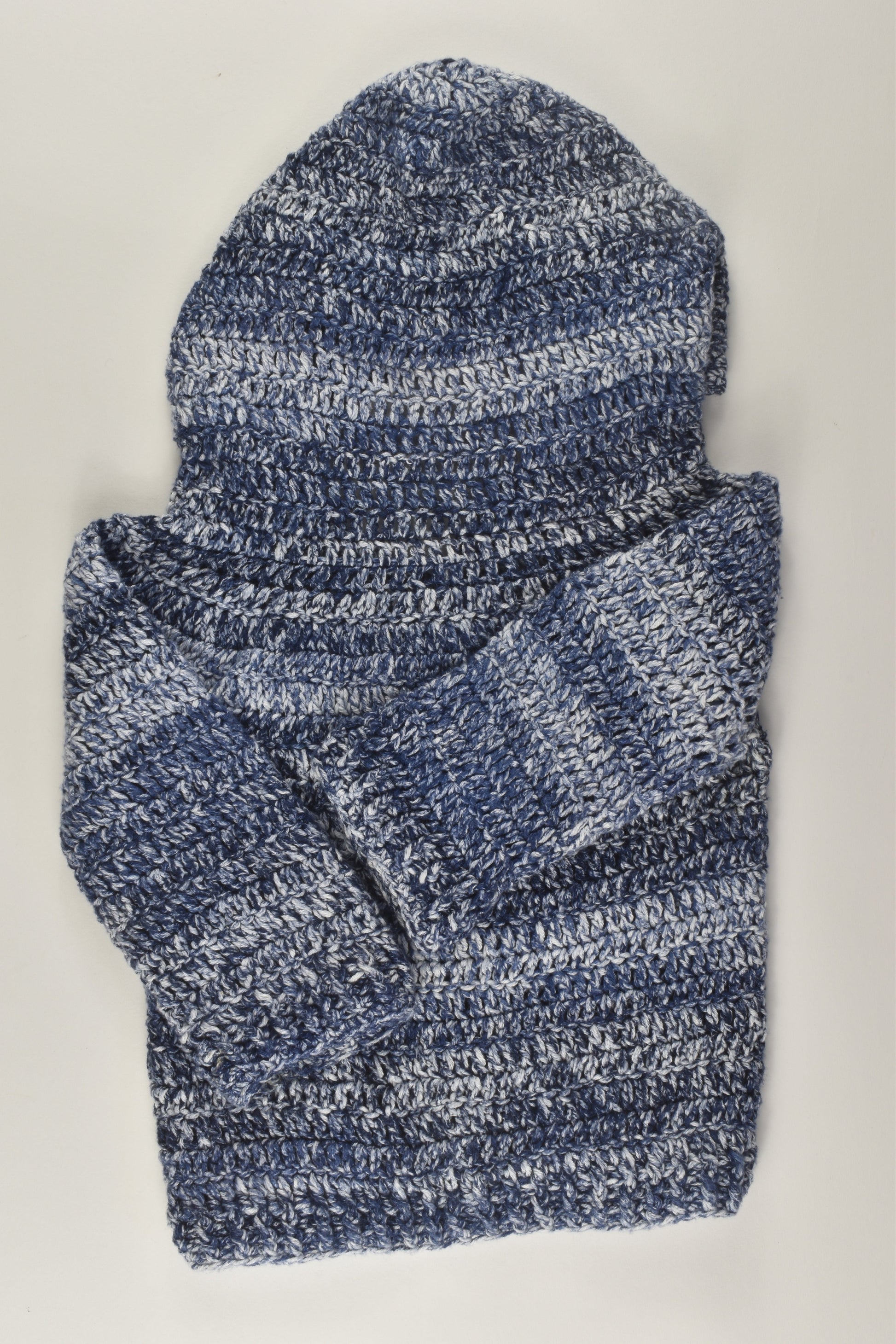 Handmade Size 0-1 Knit Cardigan with Hood