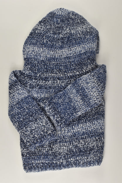 Handmade Size 0-1 Knit Cardigan with Hood