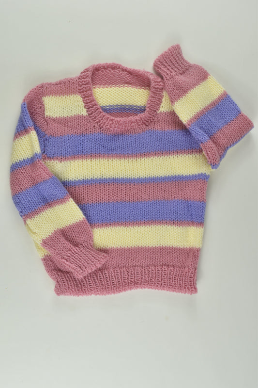 Handmade Size 1-2 Knit Jumper